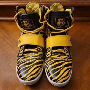 OOP Vlado Atlas Zebra Yellow & Black High-Top Shoe